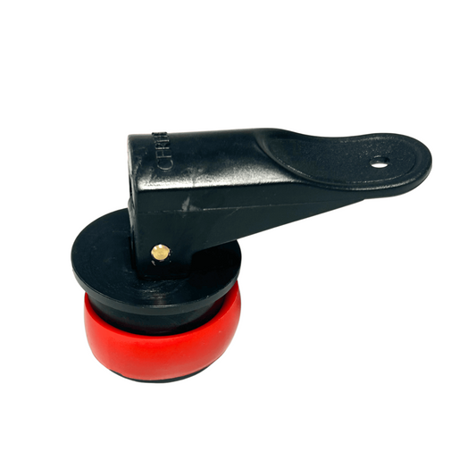 Z60375 – selbstentleerender Kunststoffstopfen D34 inklusive Halterung