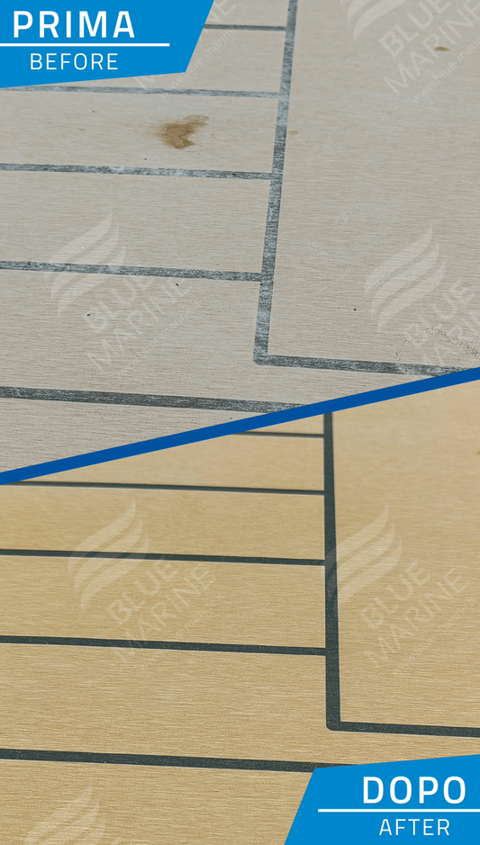 Synthetischer Teakreiniger – Reiniger für synthetische Teakdecks