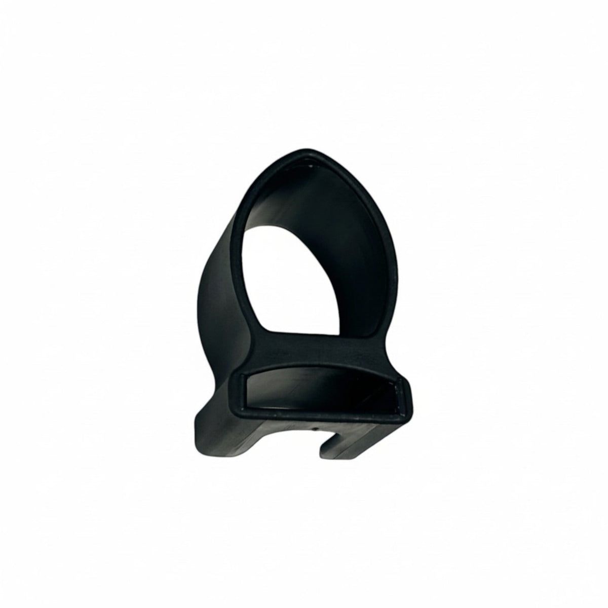 Zwarte Zodiac Online Shop Z2815 peddelclip voor rubberboten, geschikt voor peddels met een diameter van 35 mm.