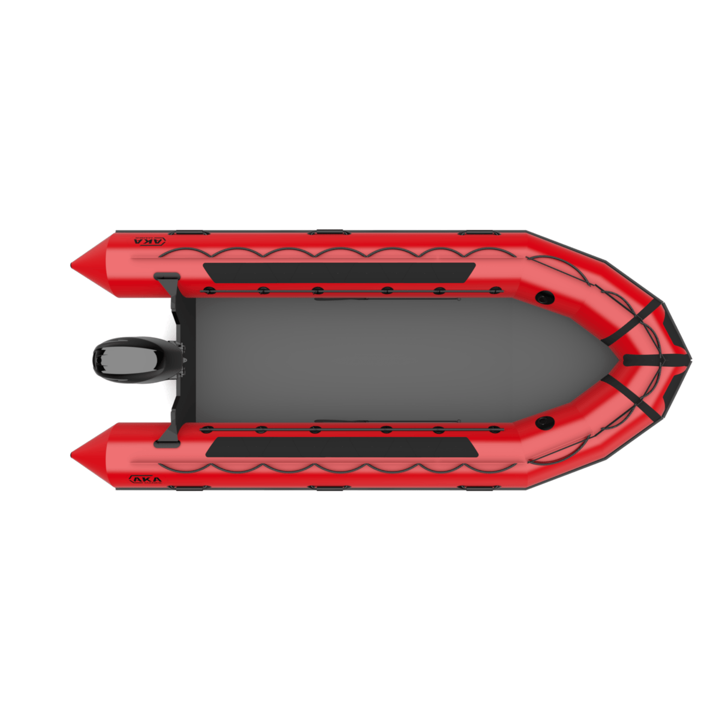 heavy-duty werkboot AKA Marine F53H-C 5,30 m Neopreen Hypalon rood 