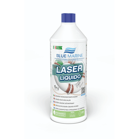 Roest en kalk verwijderaar Laser Liquidio Blue Marine 