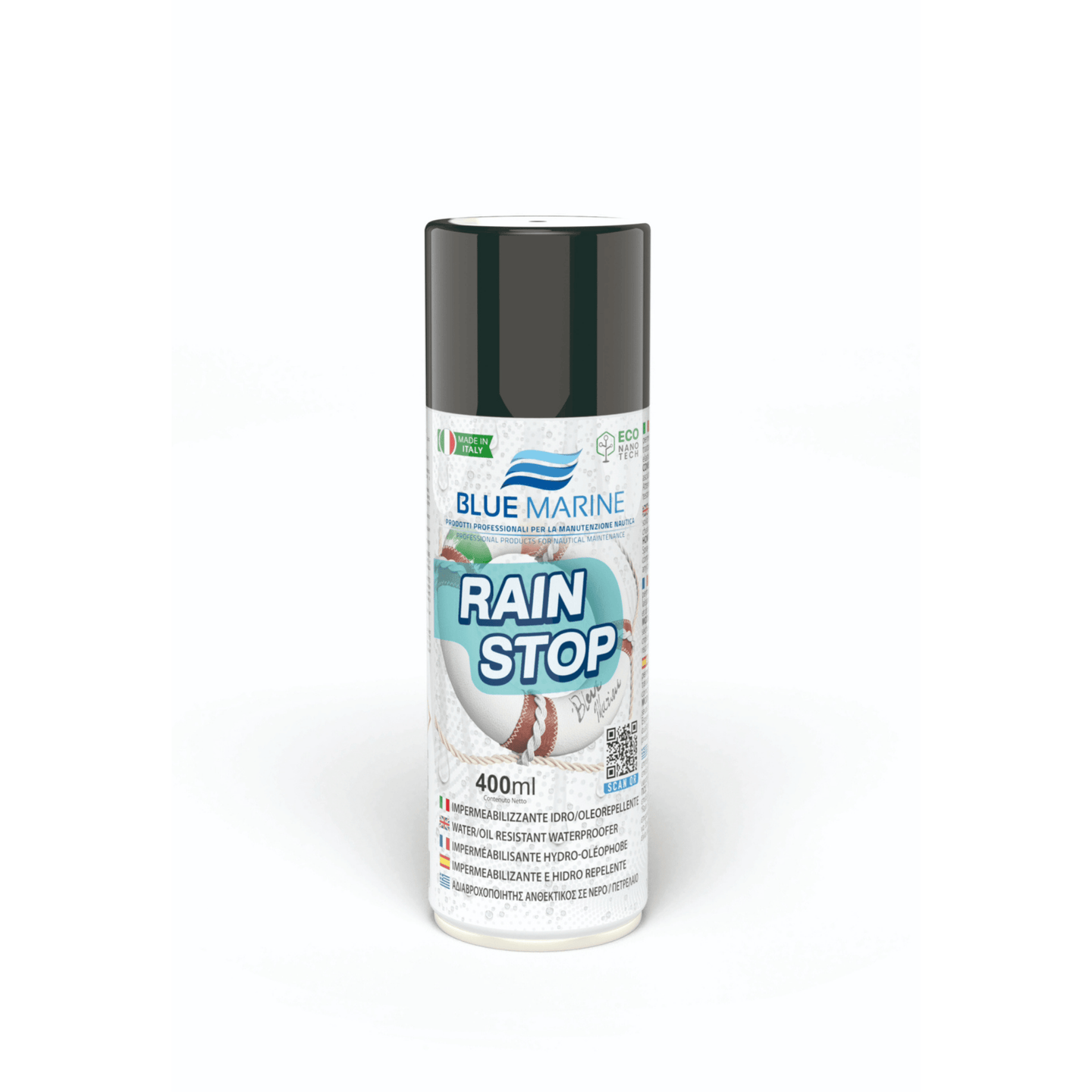 Blue Marine Rain Stop – water‑ en oliewerende spray voor bootkussens en covers