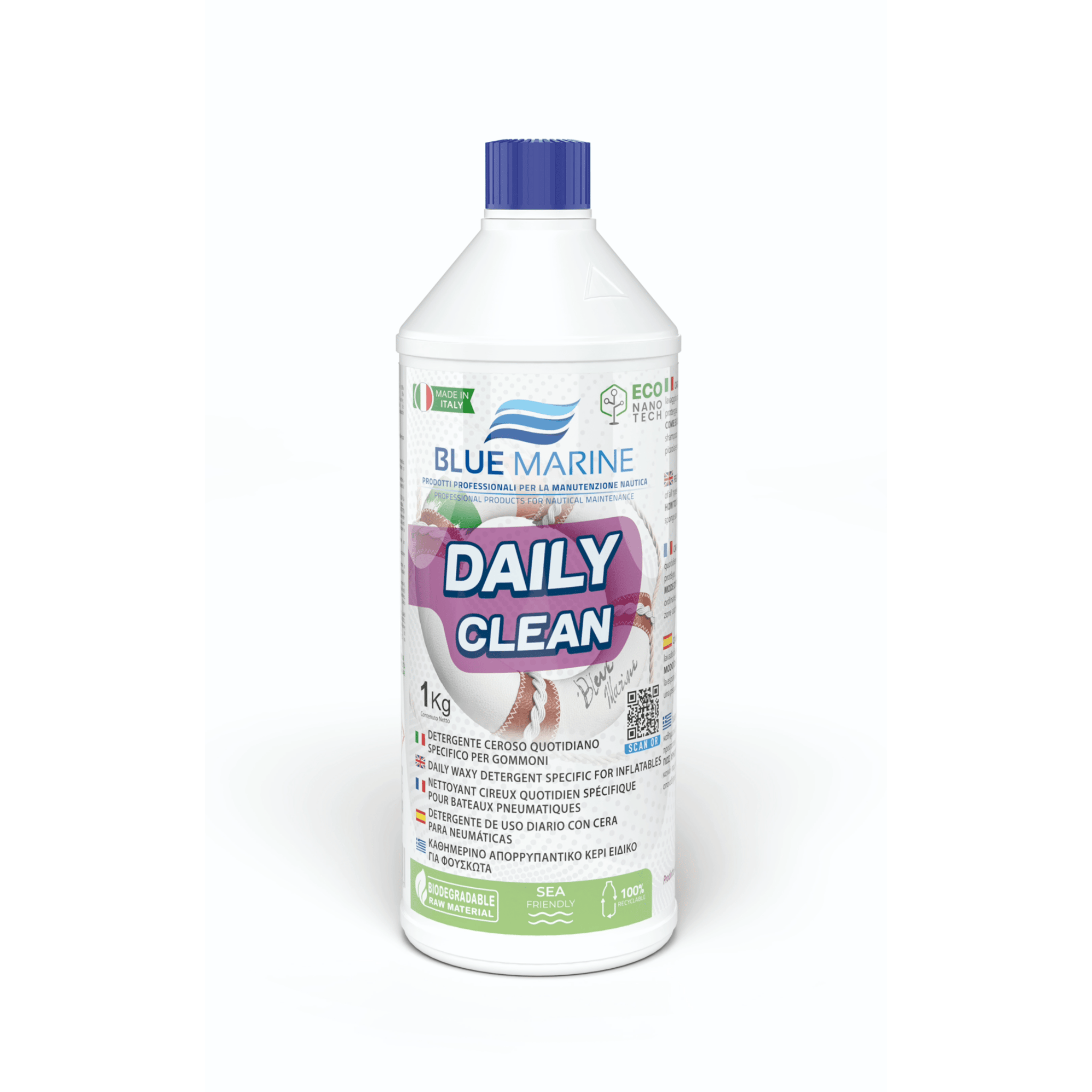 Blue Marine Daily Clean – Shampoo mit Wachs für Schlauchboote aus Gummi ...