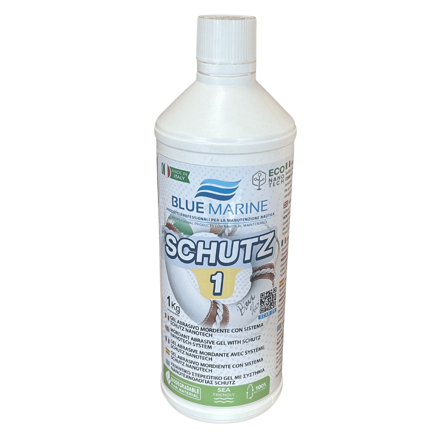 Blue Marine Schutz 1 polijstmiddel - sterk schurend