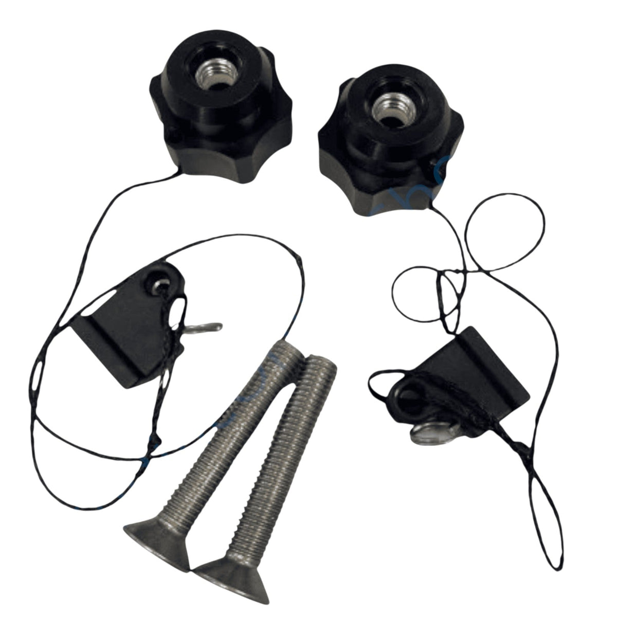 Zodiac Online Shop Z60213 bankbevestigingskit met aluminium steunen, borgmoeren en runners voor Zodiac en Bombard rubberboten.