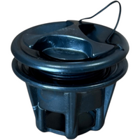 Zodiac Online Shop Z67151 Bravo 2005 rubberbootventiel in zwart met push-push mechanisme en ergonomische dop