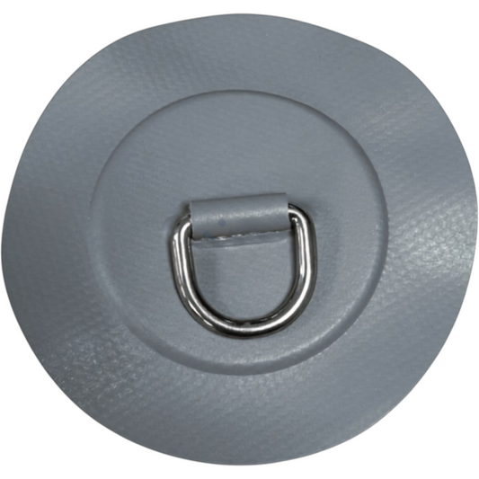 Z2710 - D-Ring 25mm rund, mittelgraues PVC Material