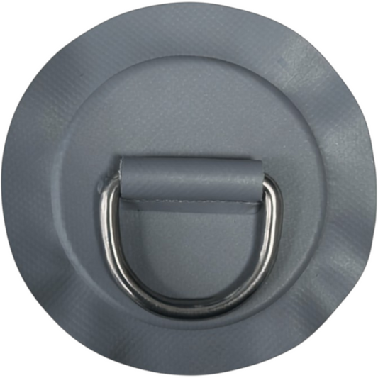 Z2302 - D-Ring 53mm rund, mittelgraues PVC Material
