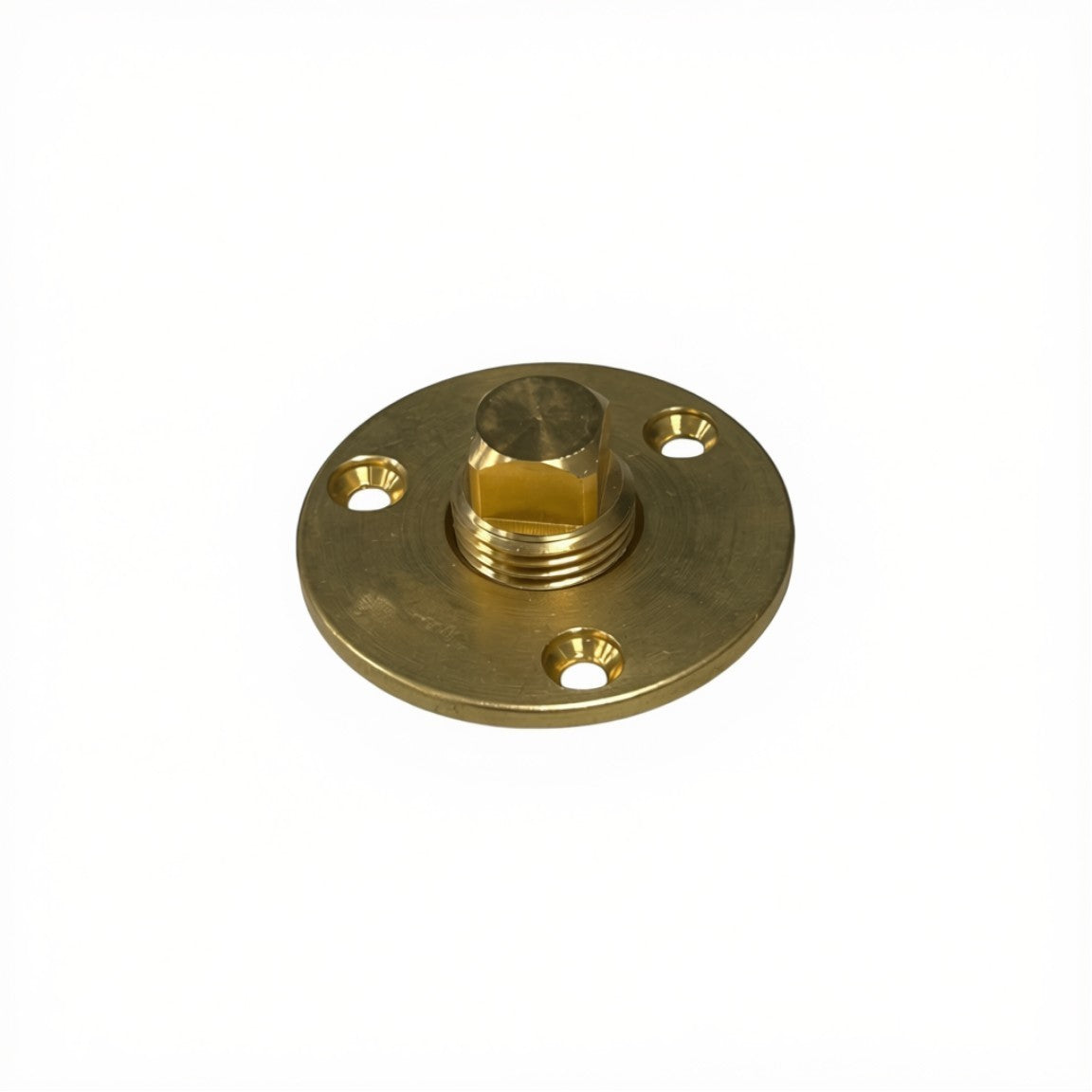 Zodiac Online Shop Z2738 messing stop voor dubbele bodem van RIB rubberboten met 25mm diameter en schroefdraad