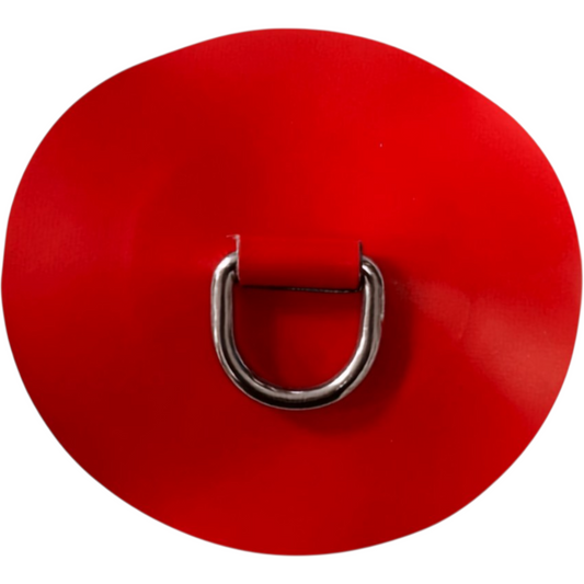ZU25294 - D-Ring 25mm rund, rotes NEOPREN-Hypalon-Material