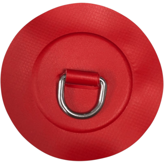 Z3245 - D-Ring 25mm rund, rotes PVC Material