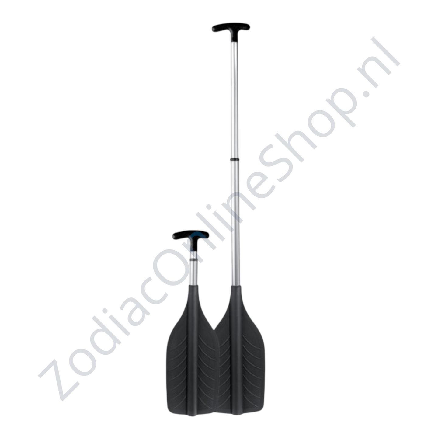 Telescopische aluminium peddel 1,20 meter voor rubberboten en RIBs